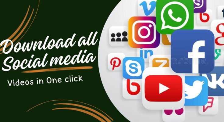 Download All Social Media Videos In One Click.