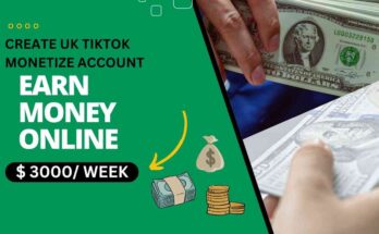 Create UK TikTok Monetize Account and Earn Money.