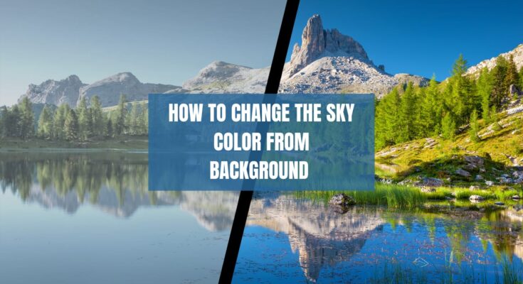 How to Change the Sky Color from the Background