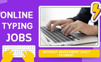 Online Typing Jobs Without Investment Daily Payment.